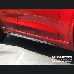 Alfa Romeo Stelvio Quadrifoglio Side Skirt Trim Kit - Carbon Fiber